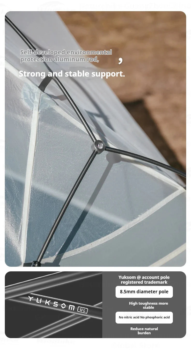 Naturehike MONGAR Series UL Tent Portable Ultralight 1 and 2 Person 15D Nylon Rainproof Expandable Canopy Double Layer Camping Outdoor Hiking Backpacking Cycling Tent