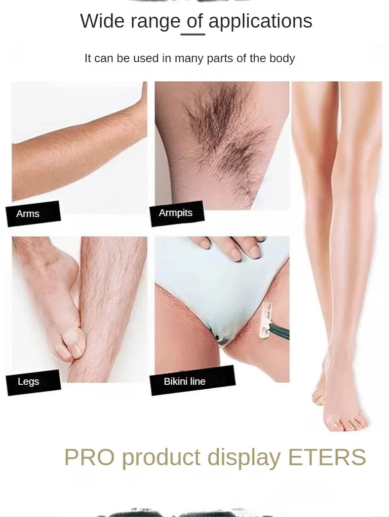 Hair Removal Stone Depilatory Gum Eraser Scrub Netscroll Painless Epilator Beauty Woman Body Crystal Epilator Nano Version