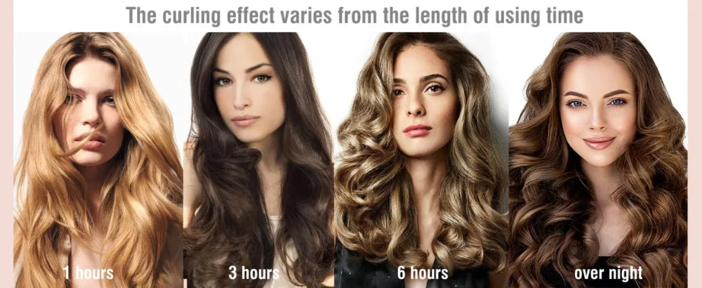Heatless Hair Curler – No Heat Curling Rod Headband for Soft Overnight Curls