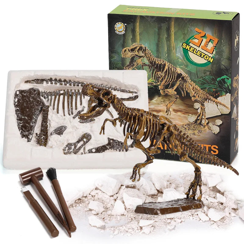 Jurassic World Dinosaur Excavation Kit - STEM Fossil Digging Toy for Kids