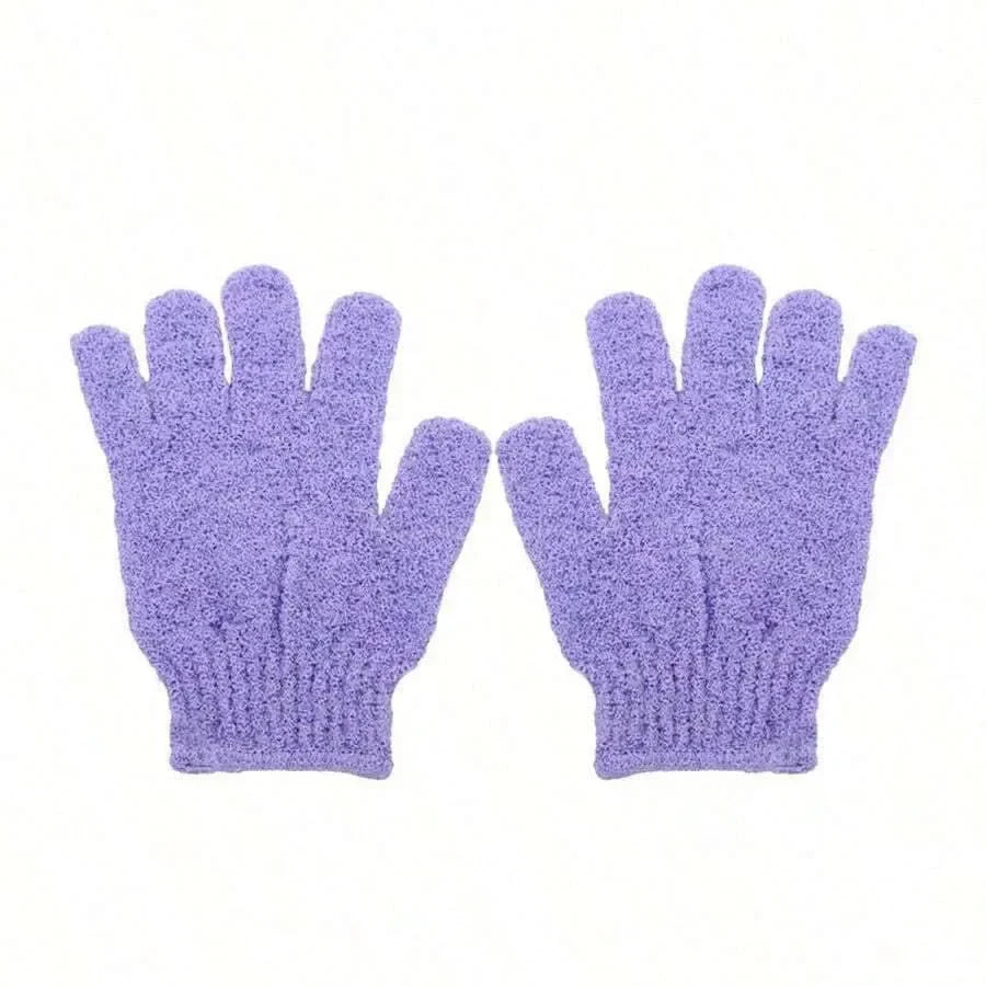 Bath Products – 2pcs Exfoliating Shower Gloves & Back Scrub Towel Set