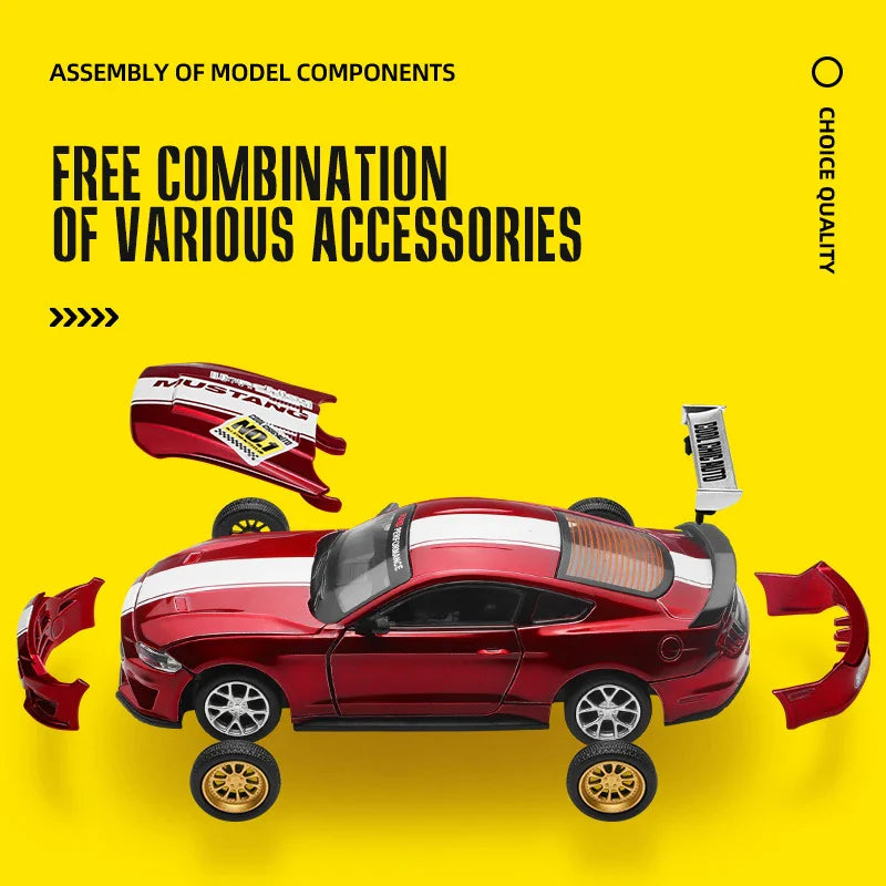 Ford Mustang GT Alloy Toy Car Model- HMT15FM