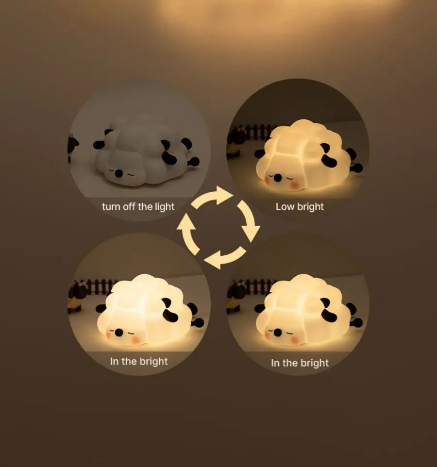 Sheep Cartoon Bedroom Lamp- HMT15SL