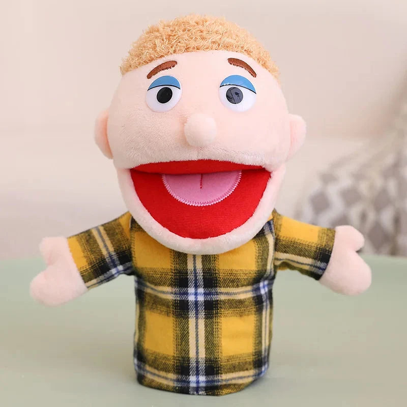 Kids Plush Finger & Hand Puppets for Role Play & Bedtime Stories - 28-33cm
