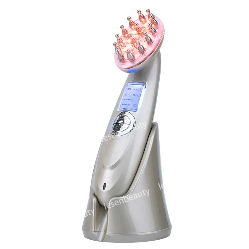 Infrared EMS Electric Laser Hair Growth Anti-Dropping Massager Scalp Massage Comb Micro-current Hair Care for Hair Loss Treatmen