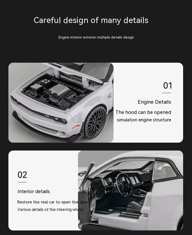 Dodge Challenger Hellcat Toy Car- HMT15DC