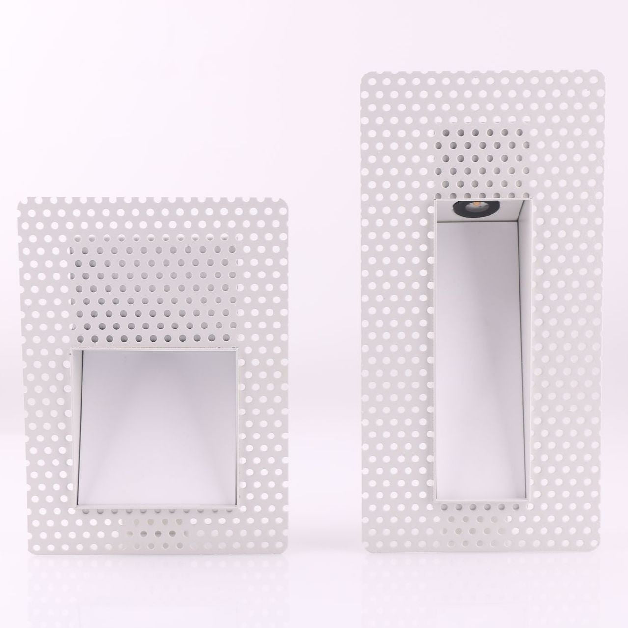 Frameless LED Sensor Wall Light With Perforated Panel Design