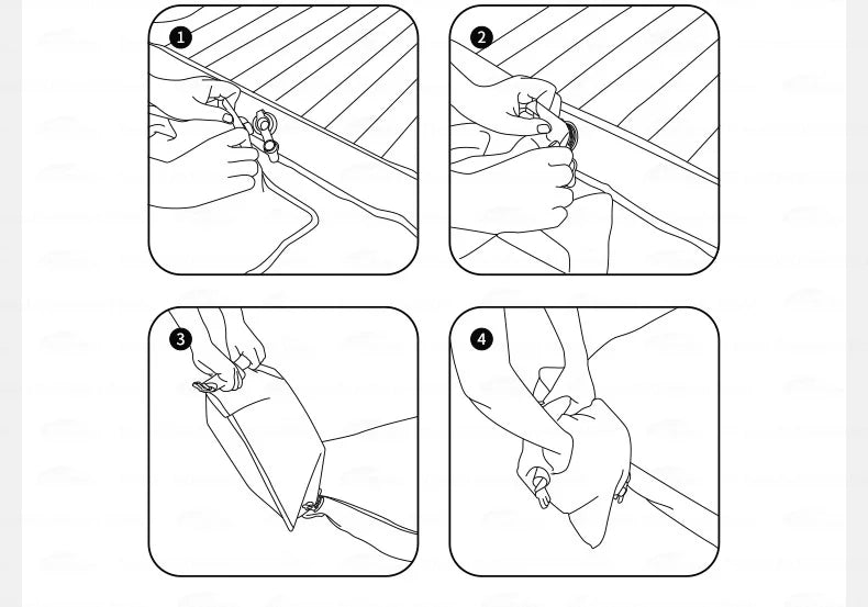 Naturehike Inflatable Cushion Series Inflatable Mat Splicing Sleeping Pad 2 Different Style Camping TPU Thickened 9.5cm Outdoor Bed Air Mattress