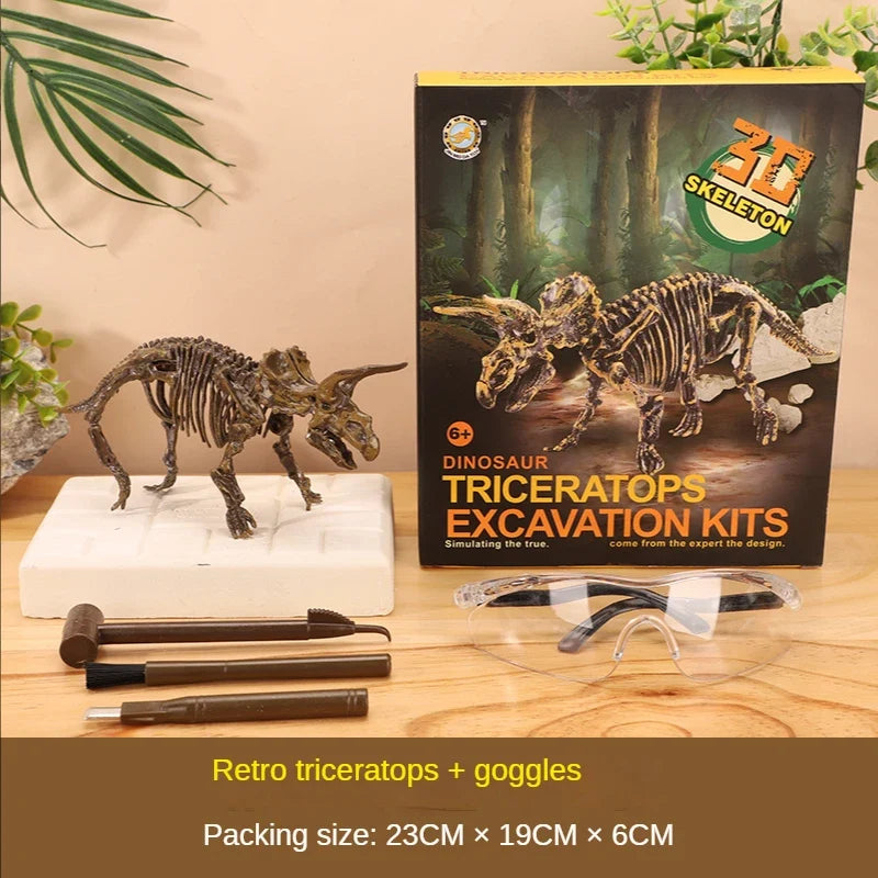 Jurassic World Dinosaur Excavation Kit - STEM Fossil Digging Toy for Kids
