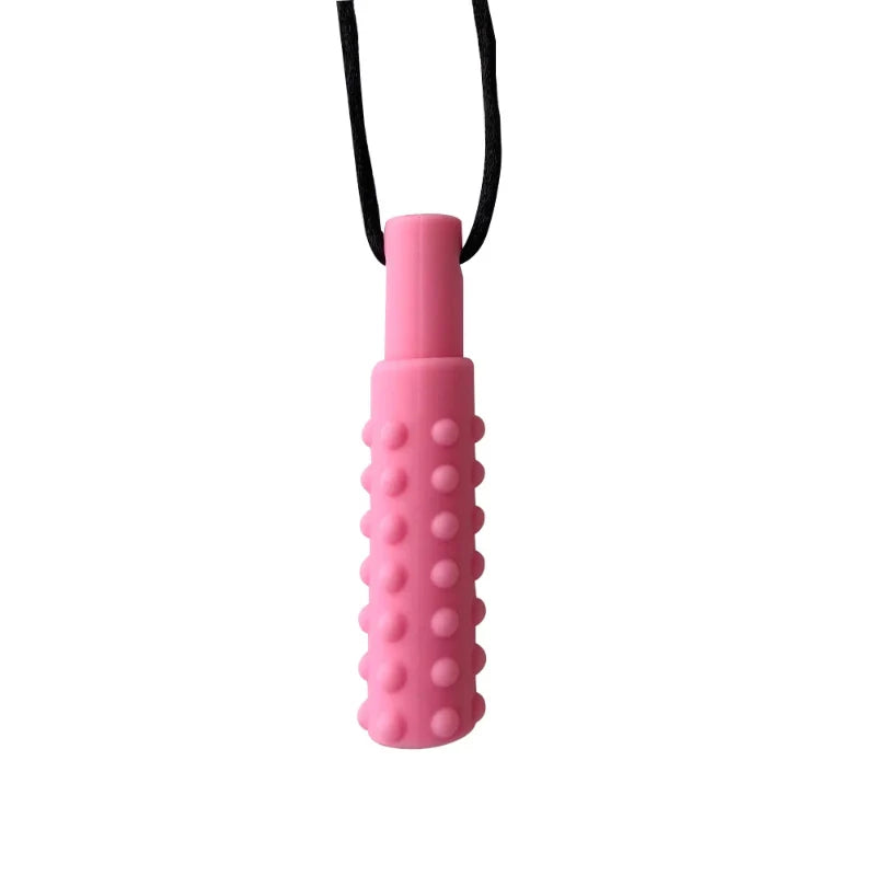 Silicone Teether Necklace for Kids | Chewy Sensory Pendant for Autism & ADHD | Oral Motor Therapy Tool