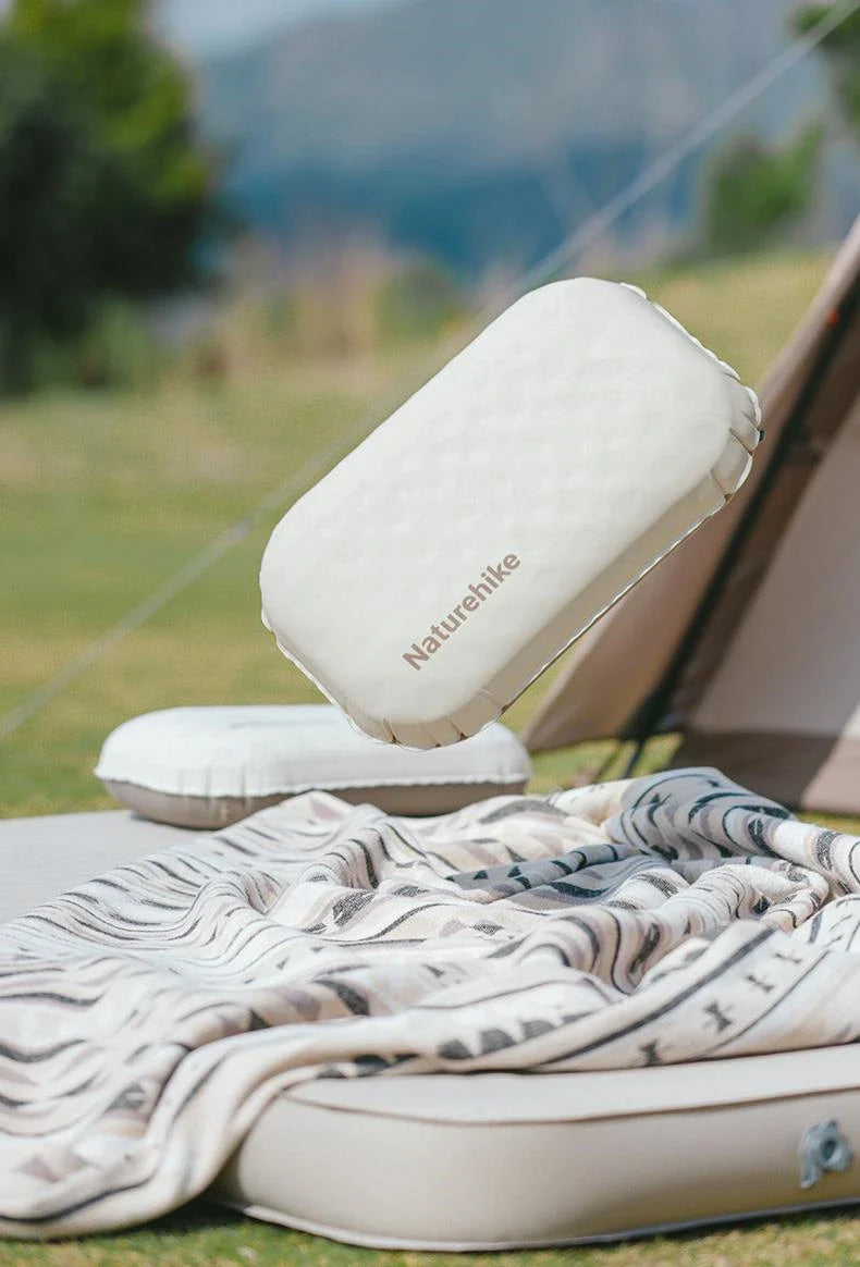 Naturehike Inflatable Pillow 3D Sponge Portable Ultralight Weight Only 160g Camping Outdoor Travel Neck Sleeping Silent Self Air Pillow Surface Pillow