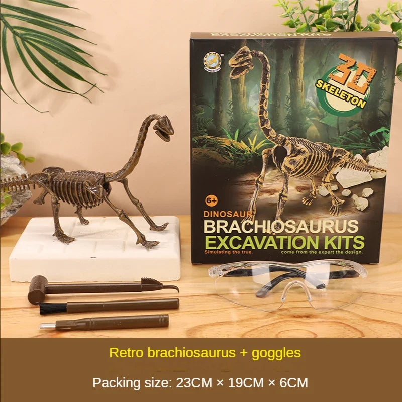 Jurassic World Dinosaur Excavation Kit - STEM Fossil Digging Toy for Kids