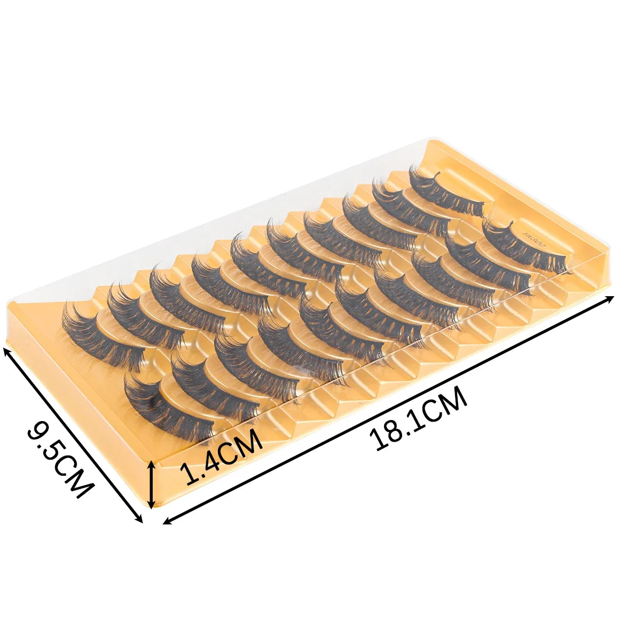 3/10 Pairs Half Lashes Makeup Natural Long Cat Eye Lashes Dramatic False Eyelashes