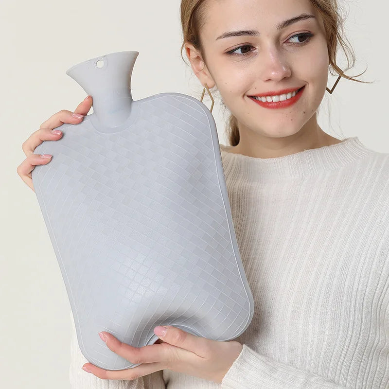 large capacity PVC hot water bag for bed and foot warmer