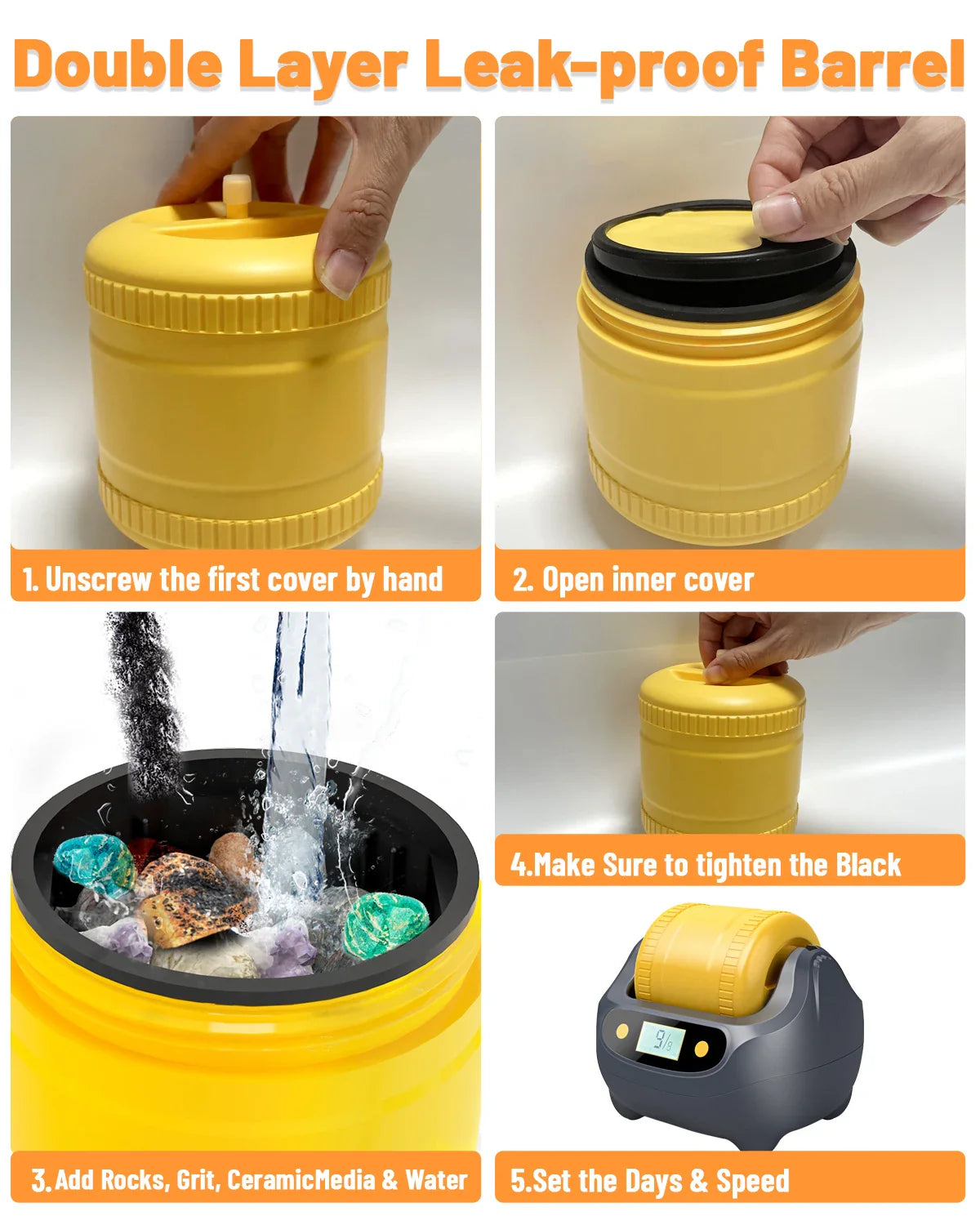 Rock Tumbler Kit- HMT15RT