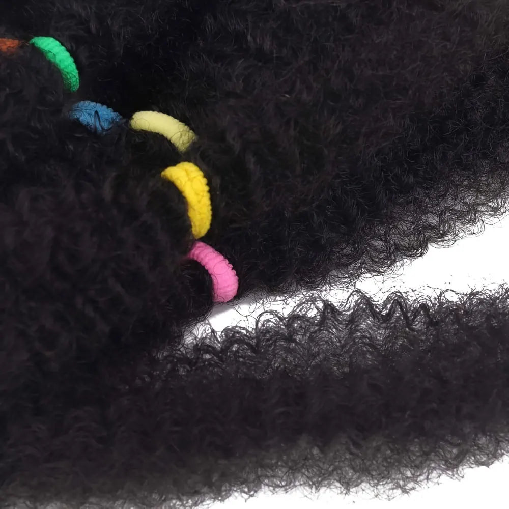 Curly Crochet – 12” Synthetic Ombre Afro Kinky Braiding Hair Extensions
