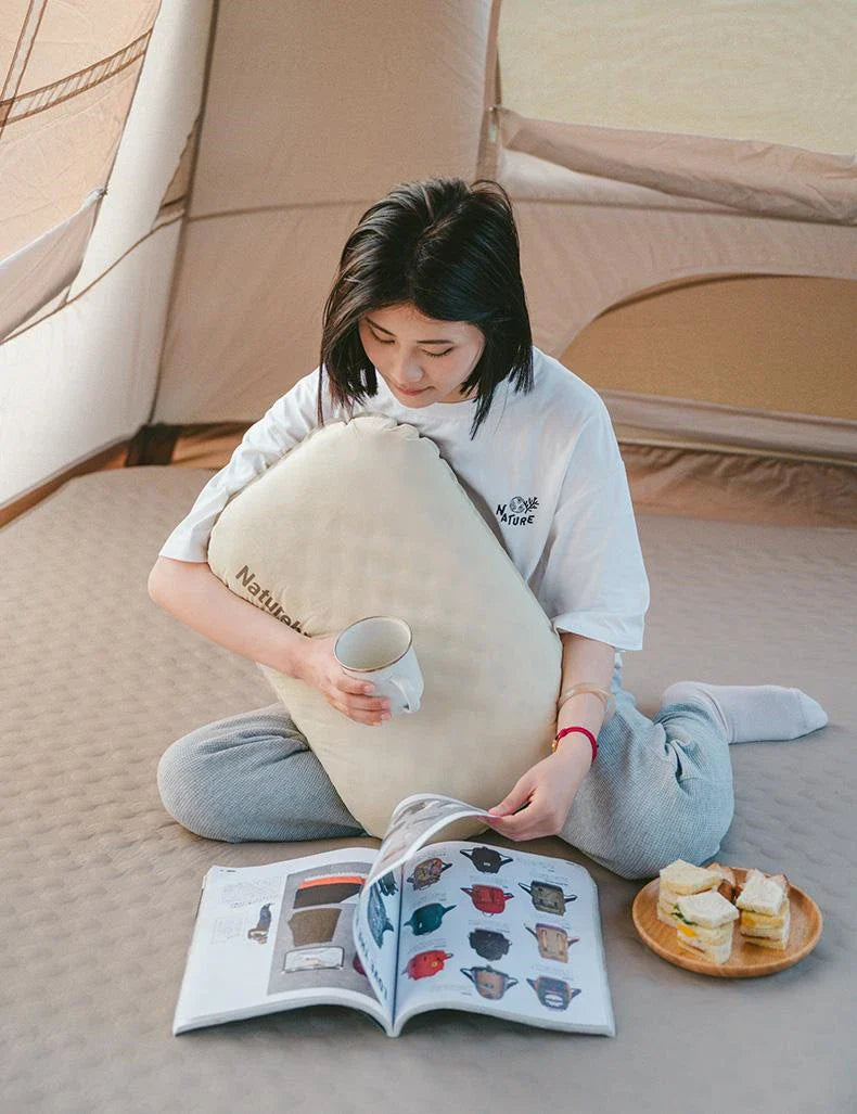 Naturehike Inflatable Pillow 3D Sponge Portable Ultralight Weight Only 160g Camping Outdoor Travel Neck Sleeping Silent Self Air Pillow Surface Pillow