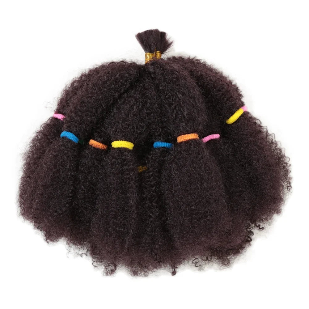 Curly Crochet – 12” Synthetic Ombre Afro Kinky Braiding Hair Extensions