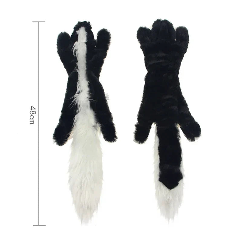 No-Stuffing Squeaky Crinkle Dog Toy