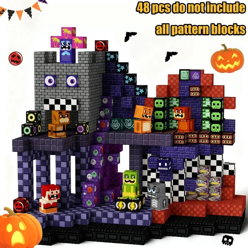 Magnetic Building Blocks Set - Mine Exploration STEM Toy for Kids, Construction Brick Cubes for Boys and Girls