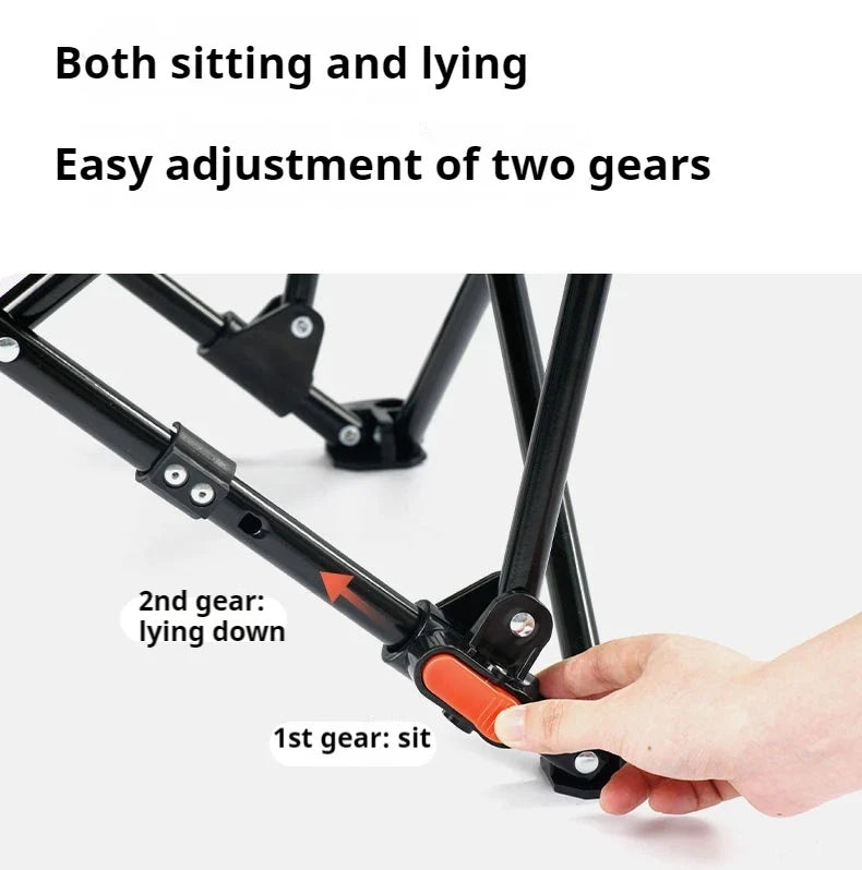 Naturehike SEA STAR 001 Camping Moon Chair Outdoor Push-up High Back Portable Folding Adjustable Lounge Chair Picnic Leisure Seat Bearing 120KG