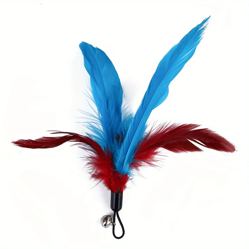 Cat Feather Wand Toy Set (11-Piece)