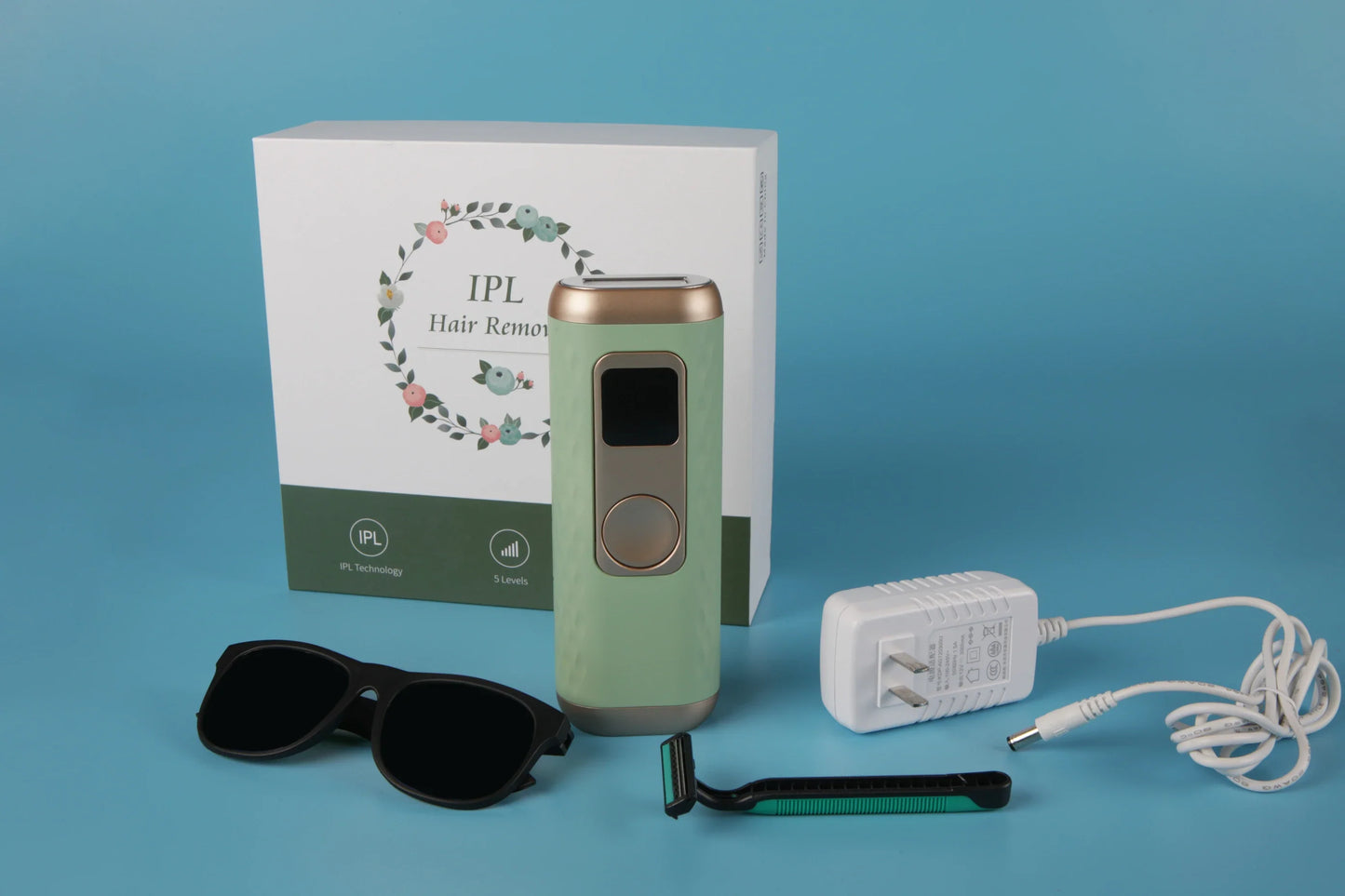 IPL Laser Hair Removal Machine Ice Cool Painless Epilator Women Freezing Point Epilation Skin Rejuvenation for Home Use Device