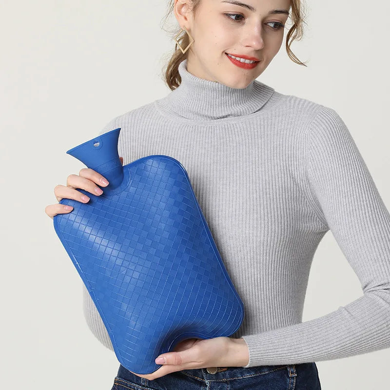 large capacity PVC hot water bag for bed and foot warmer
