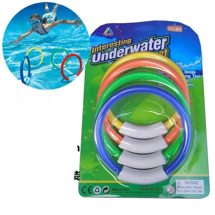 Summer Torpedo Rocket Toy for Pool Diving Games - Fun Water Activity for Kids