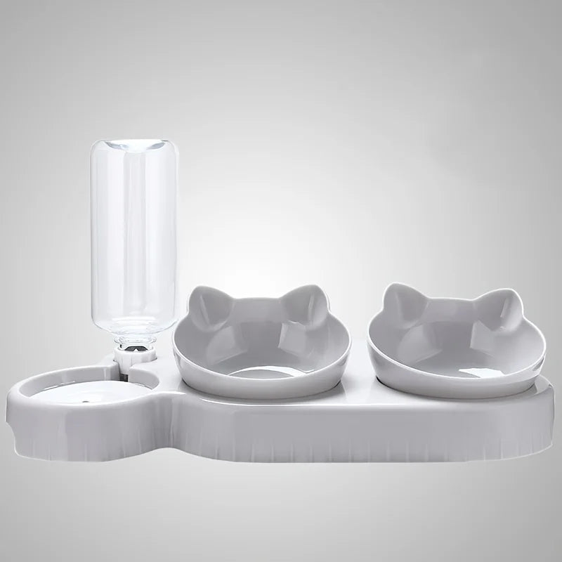 3-in-1 Cat Feeding Station