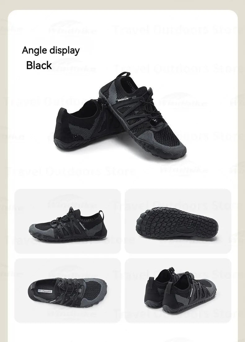 Naturehike Men's Aqua Wading Shoes Barefoot Sneakers Sport Upstream Non-slip Breathable Footwear for Sea Beach Diving Fishing Quick Dry Water Shoes