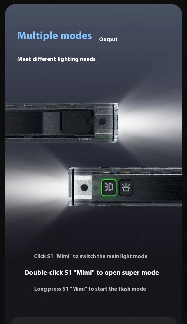 BLACKDOG STAR BOX Multifunctional Lighting Flashlight 3300LM Super Power Long Range LED Light 4 Color Torch Outdoor 3000mAh Battery IPX5 Waterproof