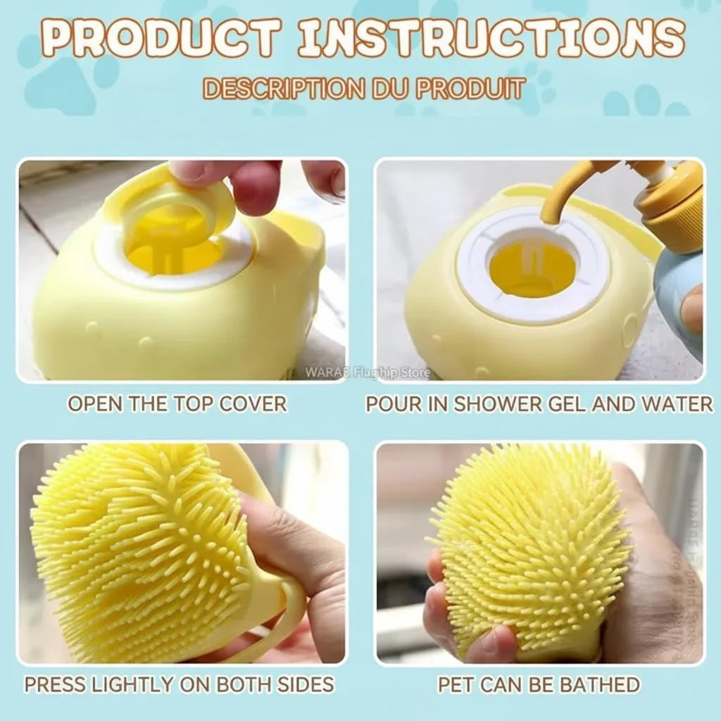 Silicone Bath & Massage Brush
