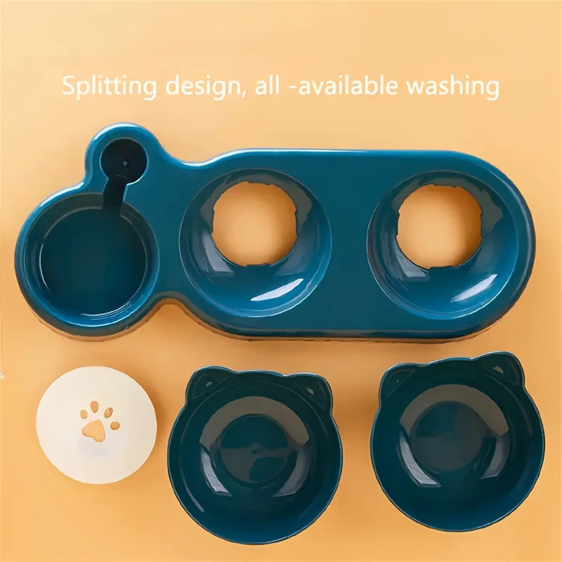 3-in-1 Cat Feeding Station