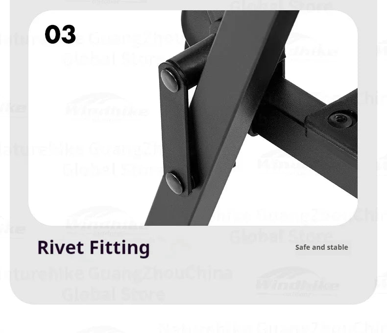 BLACKDOG HIVE Kermit Metal Chair Portable Lightweight Outdoor Folding Fishing Chair Breathable Moon Armchair Honeycomb Design Load Bearing Up To 112kg