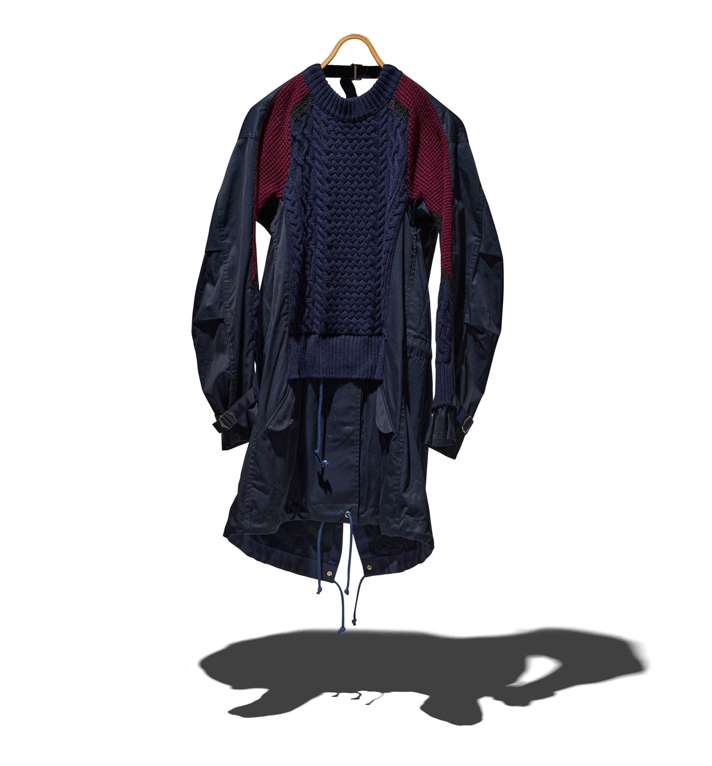 Mix fabric jacket (W77)