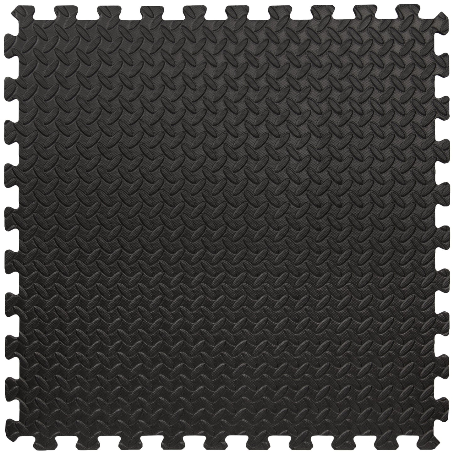 96 Sq. Ft. 24-Piece Puzzle Exercise Mat w/ 2x2ft Interlocking Foam Tiles
