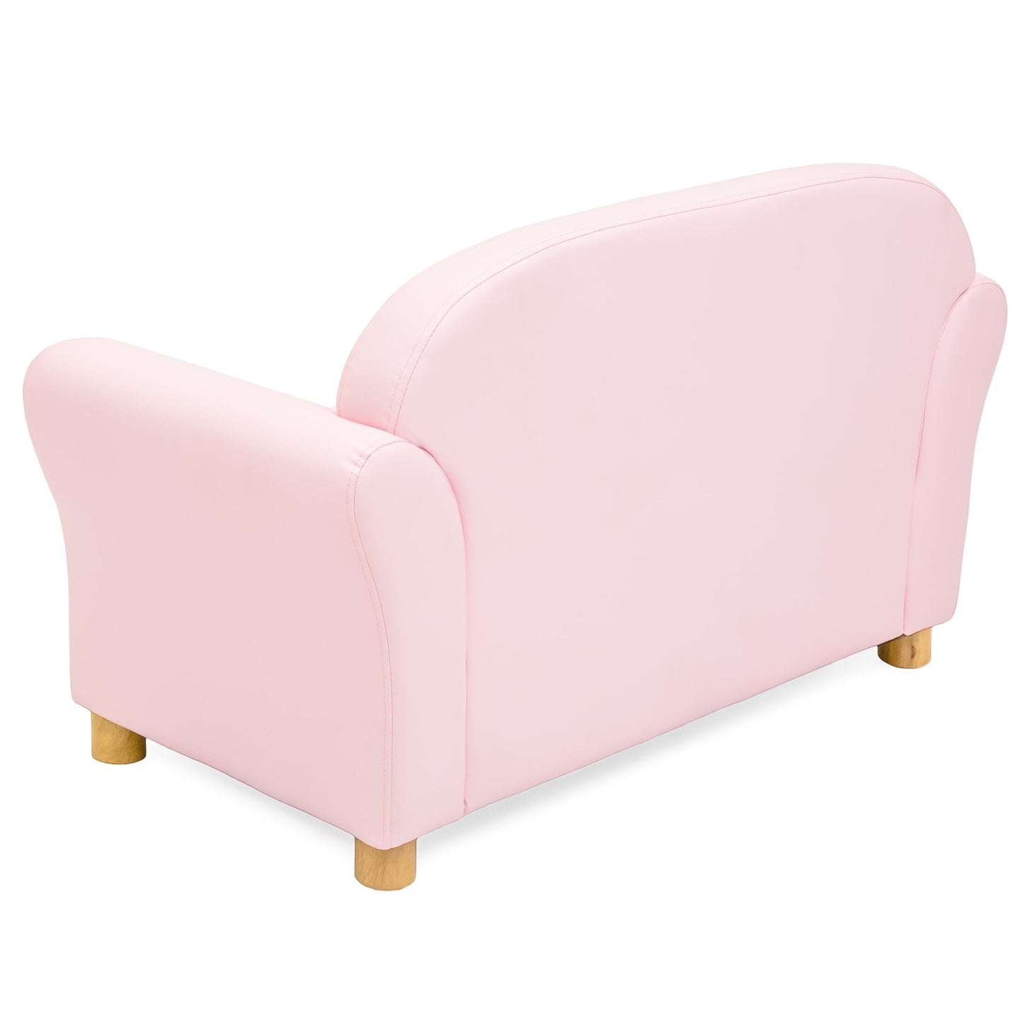 Upholstered Tufted Mini Sofa Couch for Kids, Nursery, Playrooms w/ Gem Studs