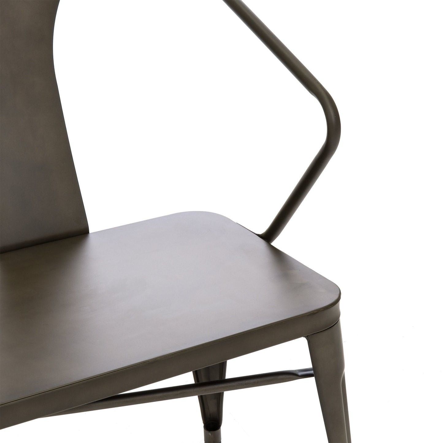 2-Person Industrial Vintage Metal Bench