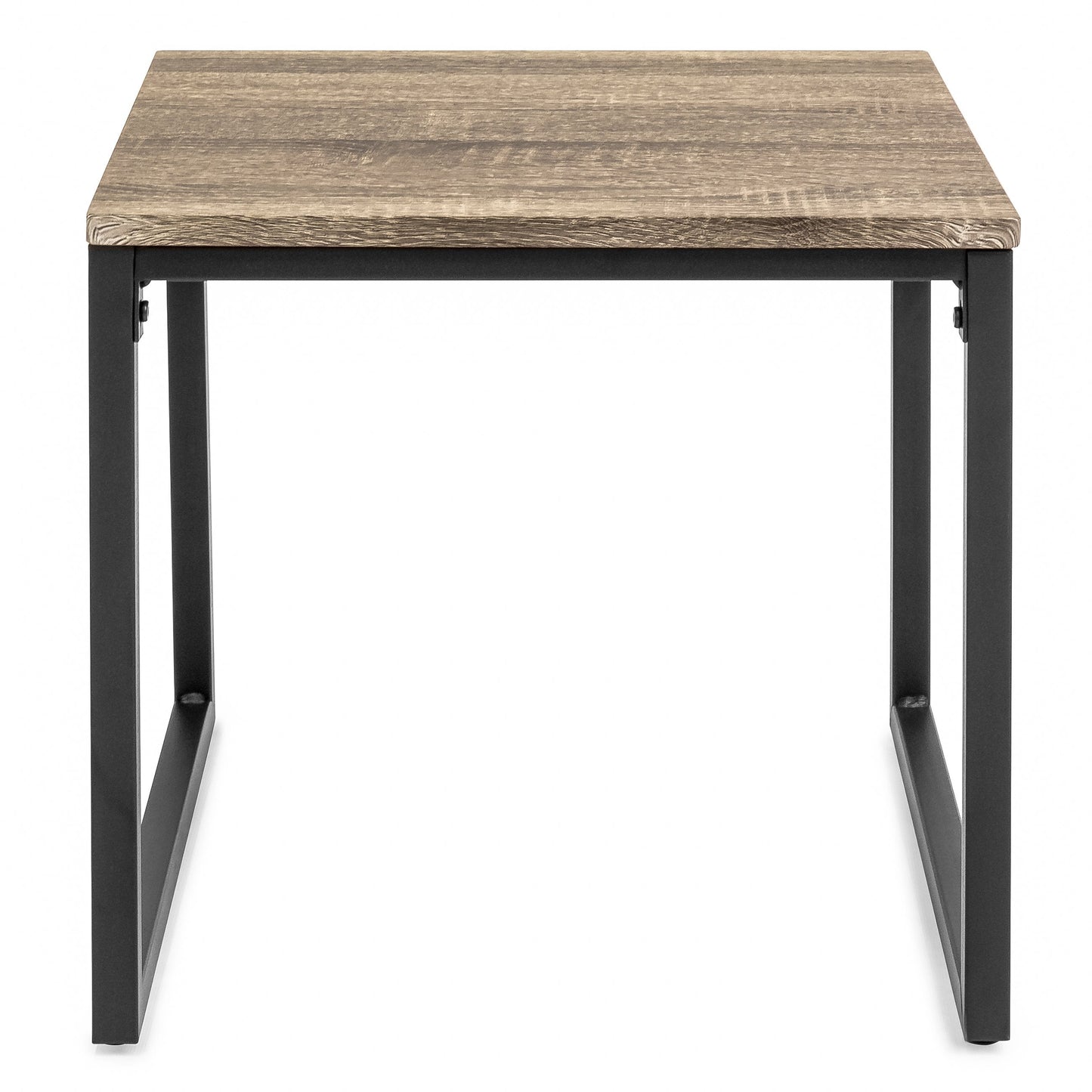 3-Piece Coffee Accent Table Set w/ 2 End Tables - Brown