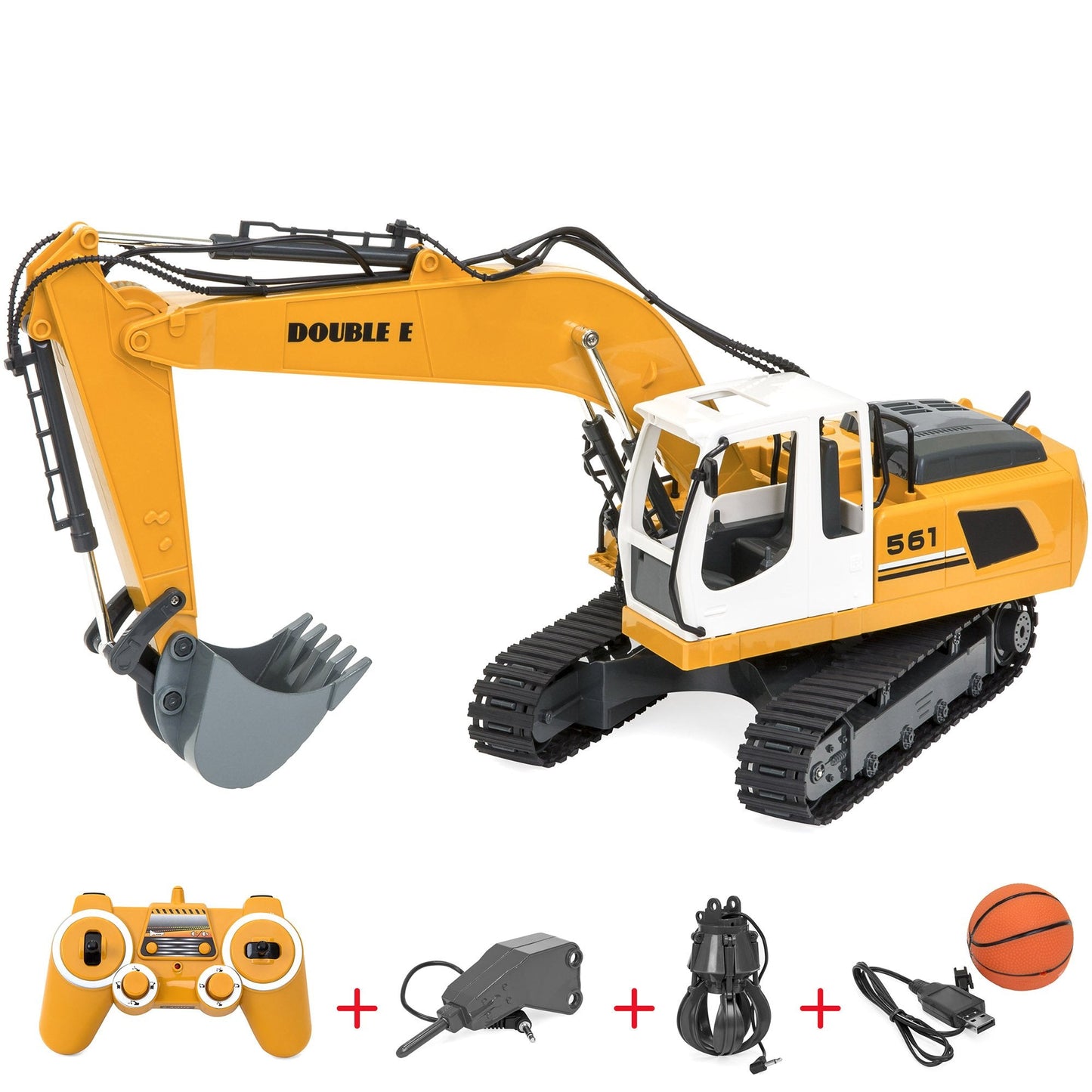 1/16 Scale Kids Multi-functional Remote Control Excavator Truck RC Toy
