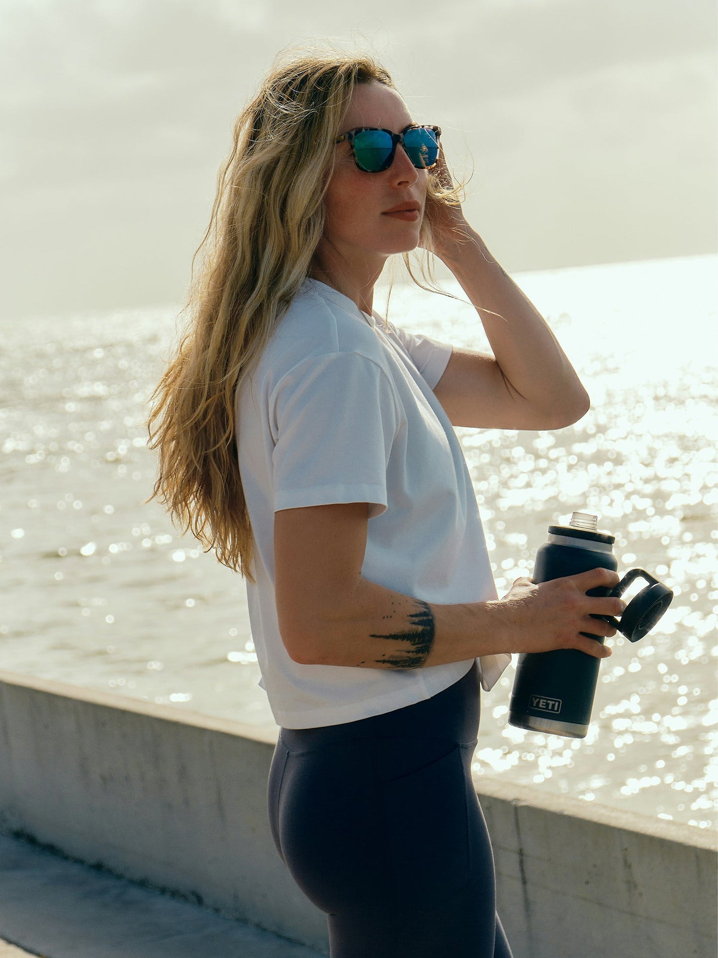 Women's Bamboo Current Boxy Tee - Fatigue