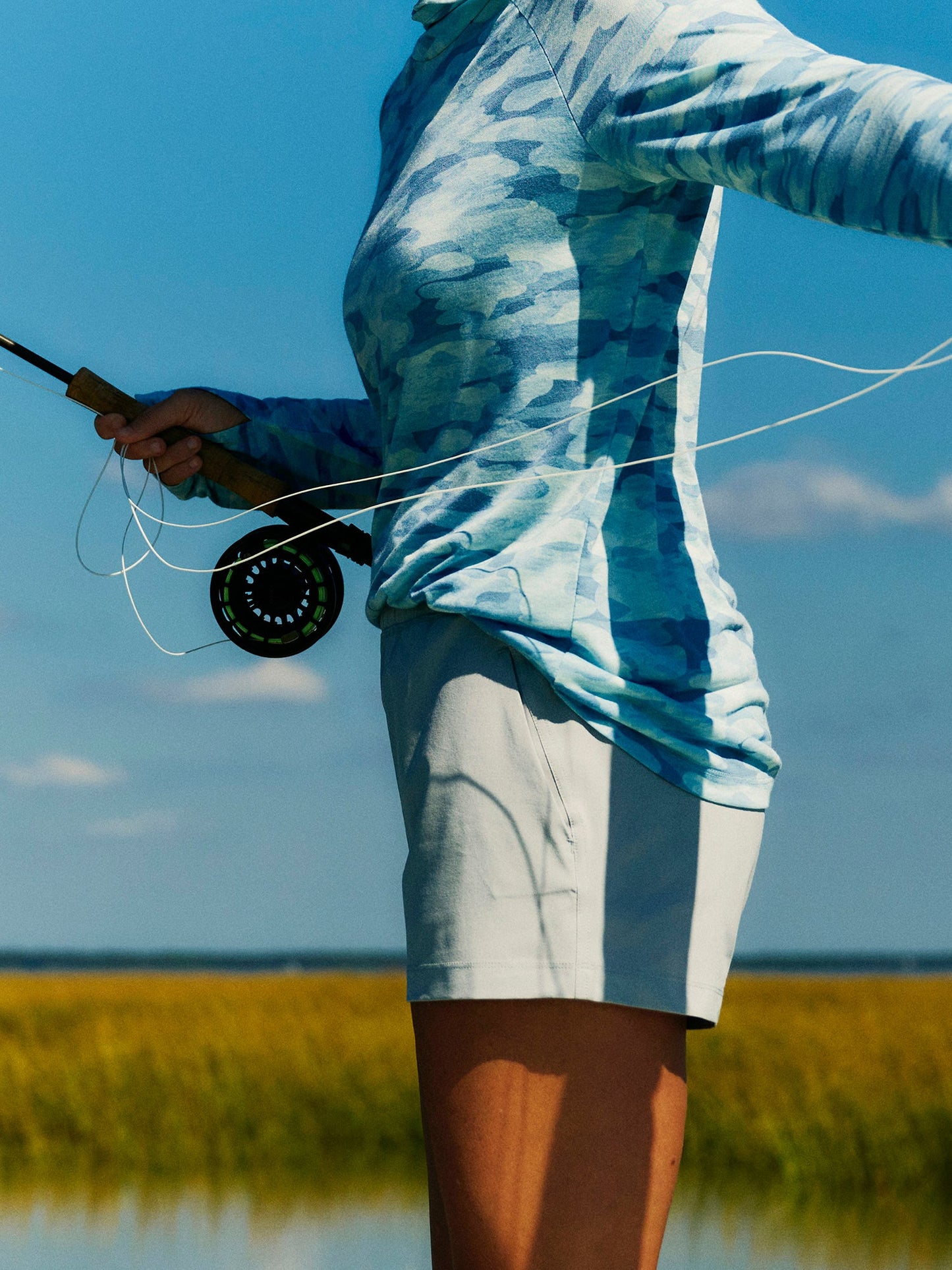 Women's Bamboo Lightweight Hoodie II - Ocean Mist