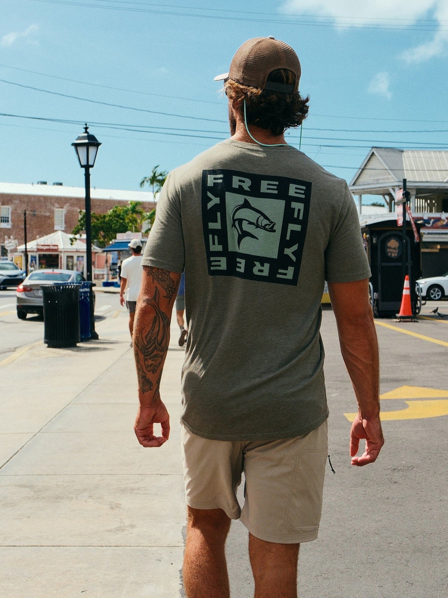 Sabalo Tee - Heather Fatigue