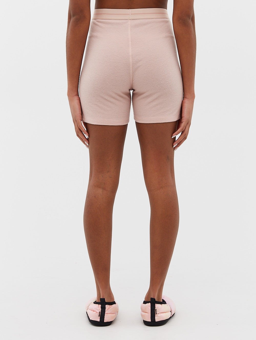 Brushed Rib Knit Long Sleeve Tee & Shorts Set