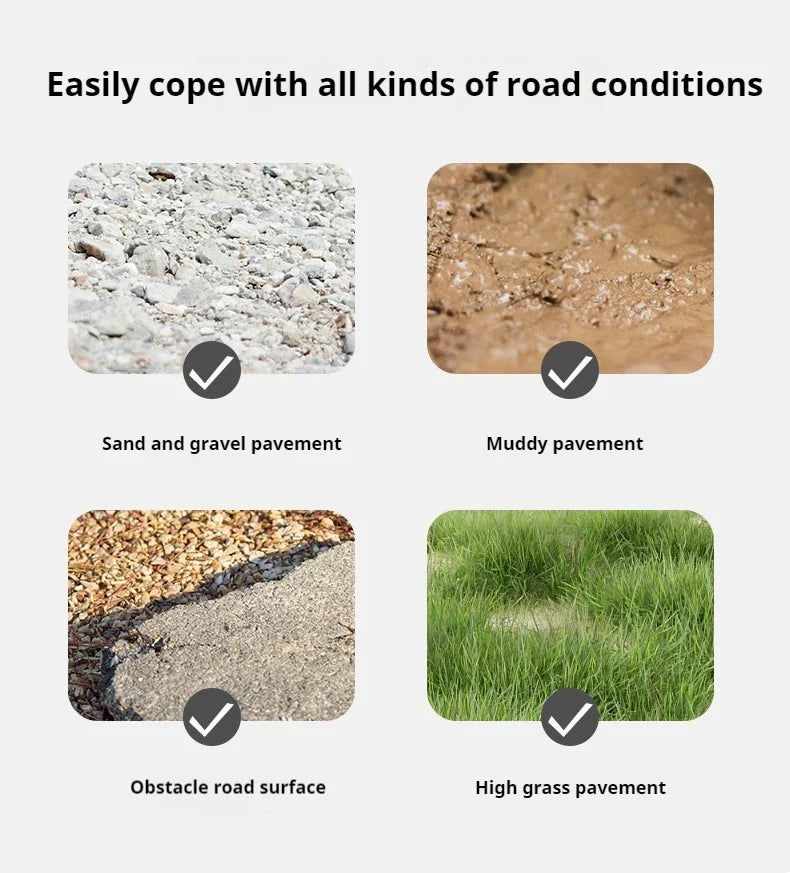 Naturehike Multi-Terrain Gathering Cart Multifunction Foldable Camping Trolley Large Capacity Outdoor Cart Wagon Collapsible 360°