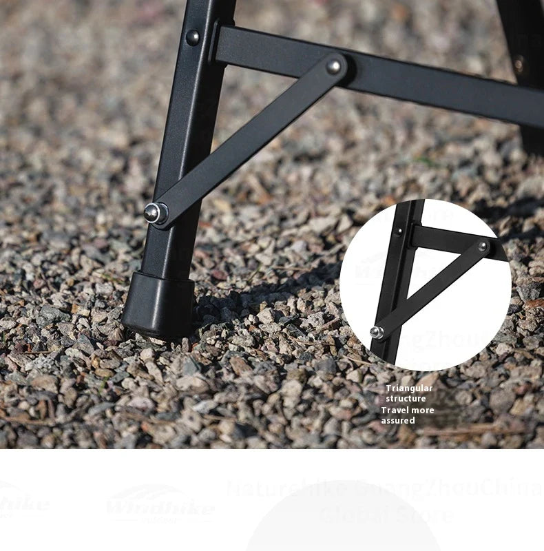 BLACKDOG Detachable Kermit Chair Portable Lightweight Detachable Seat Armchair Aluminum Alloy Outdoor Camping Fishing Folding Chair Load Bearing 120kg