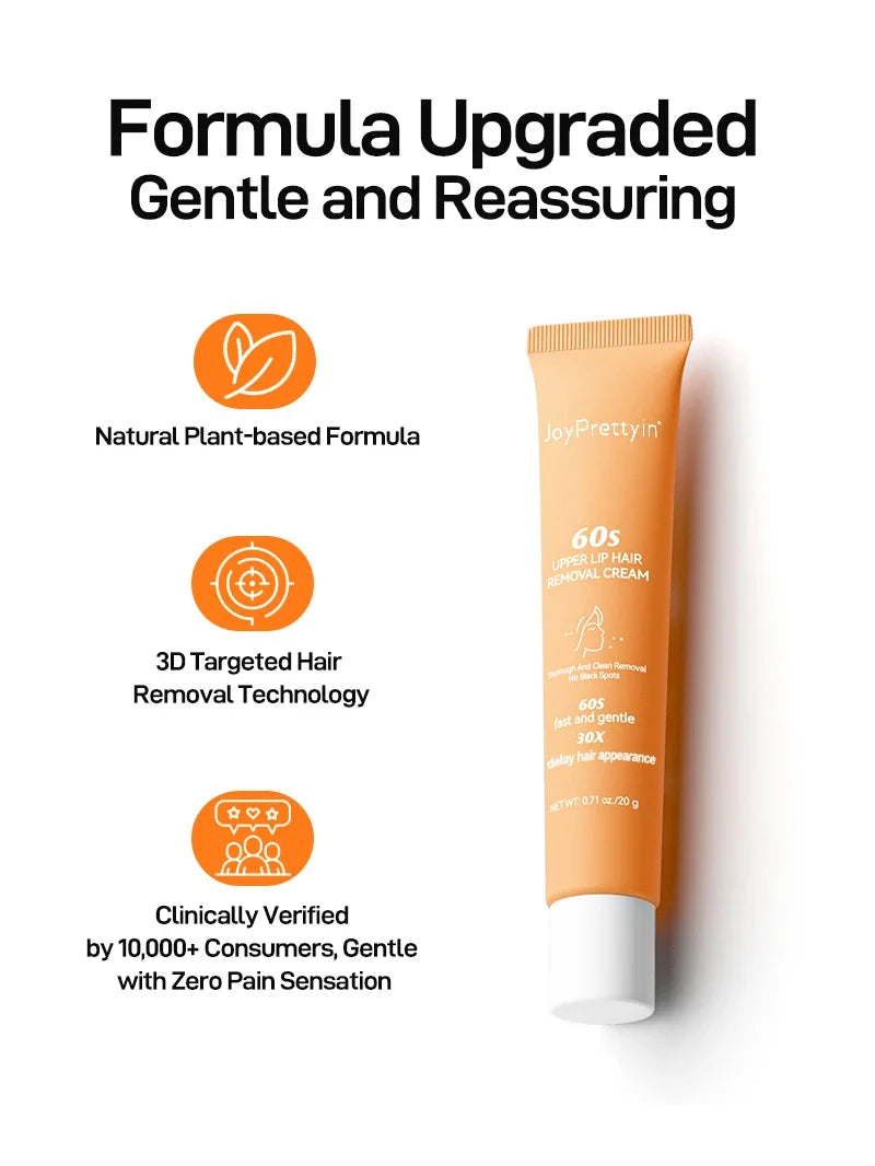 Joypretty Hair Removal Creams Fast Gentle Removal Skin Care Whitening  Clear Lip Hair Underarm Depilation Cream For Women Beauty