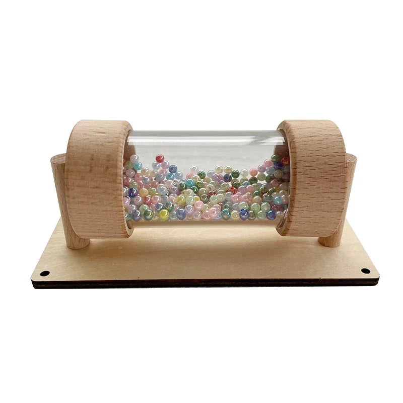 Wooden Montessori Busy Board for Babies - DIY Sensory Activity Toy with Engaging Accessories