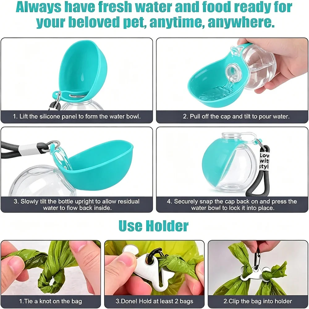 Portable Dog Water Bottle (285ml)